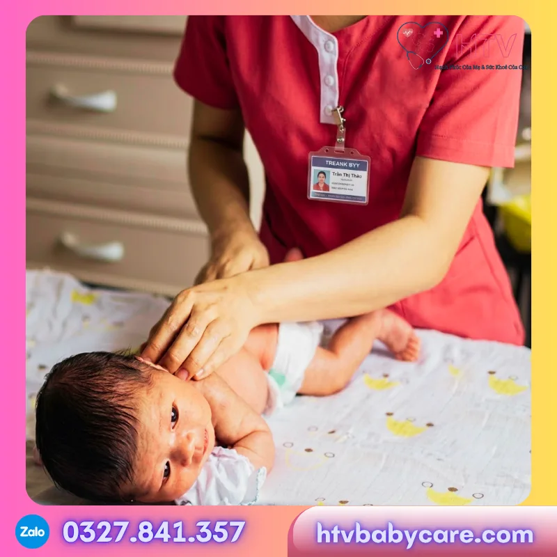 Mẹ sau sinh Bình Dương Chăm sóc sau sinh tại nhà Tắm bé sơ sinh Bình Dương Massage phục hồi sau sinh HTV Baby Care Kinh nghiệm ở cữ