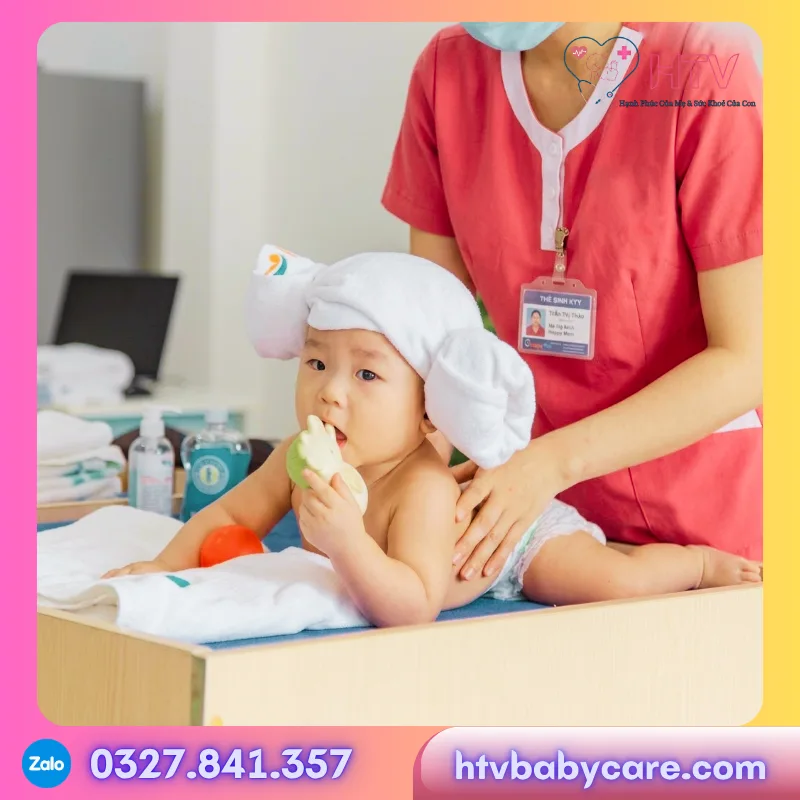 Mẹ sau sinh Bình Dương Chăm sóc sau sinh tại nhà Tắm bé sơ sinh Bình Dương Massage phục hồi sau sinh HTV Baby Care Kinh nghiệm ở cữ