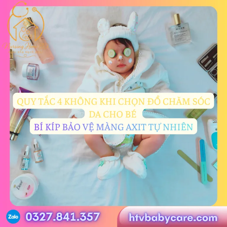 Quy tắc 4 KHÔNG khi chọn đồ chăm sóc da cho bé